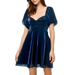 Corset Seamed Babydoll Dress