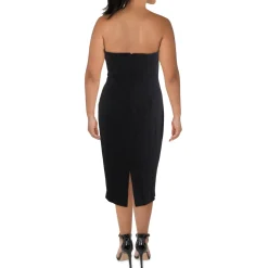 Corset Seamed Midi Dress