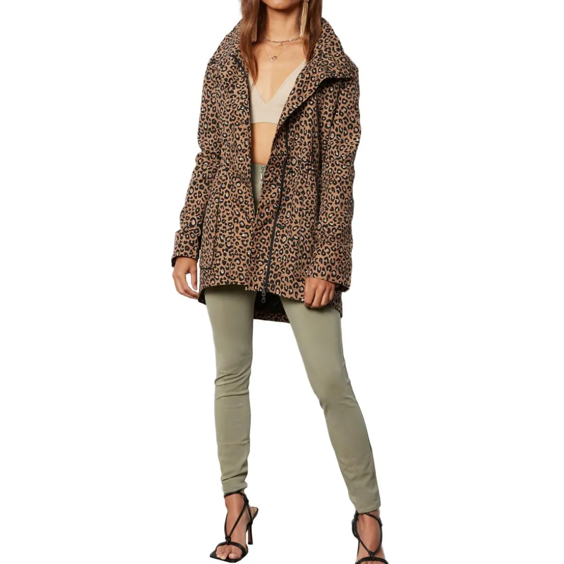 Cory Lightweight Water Resistant Cinch Waist Jacket