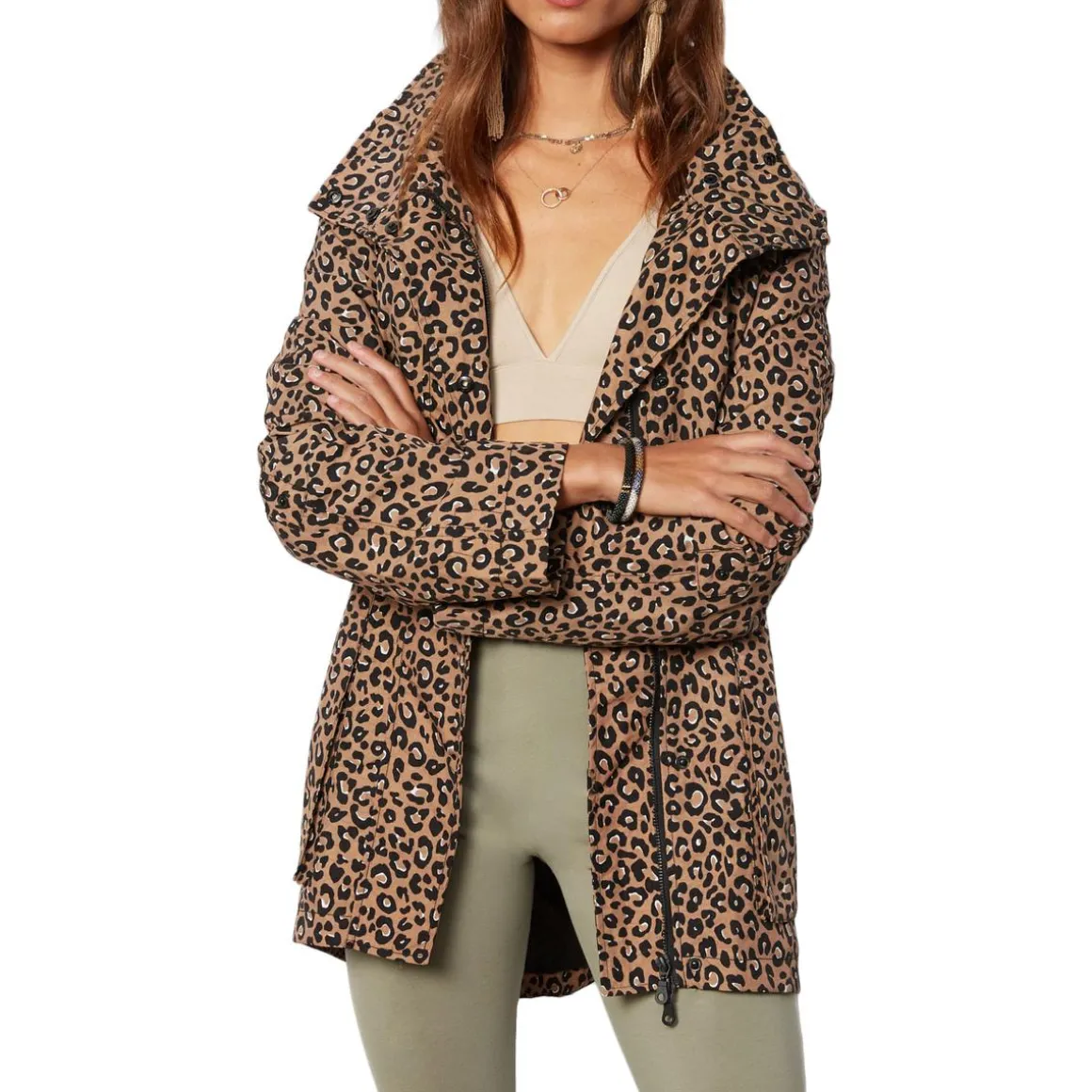 Cory Lightweight Water Resistant Cinch Waist Jacket