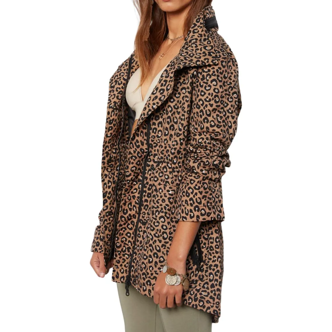 Cory Lightweight Water Resistant Cinch Waist Jacket