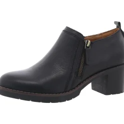 Cosa Zipper Leather Shooties