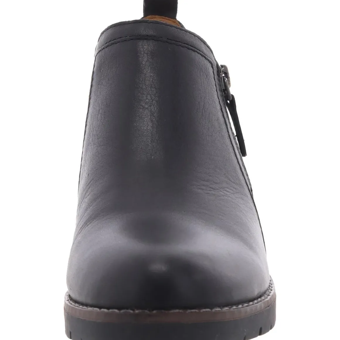 Cosa Zipper Leather Shooties