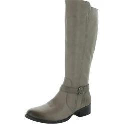Cosna Leather Block Heel Riding Boots