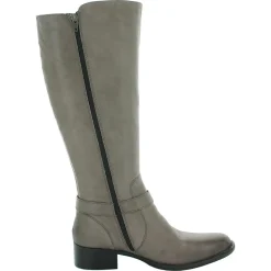 Cosna Leather Block Heel Riding Boots