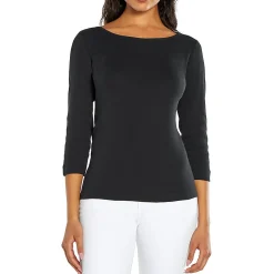Cotton Boat Neck Pullover Top