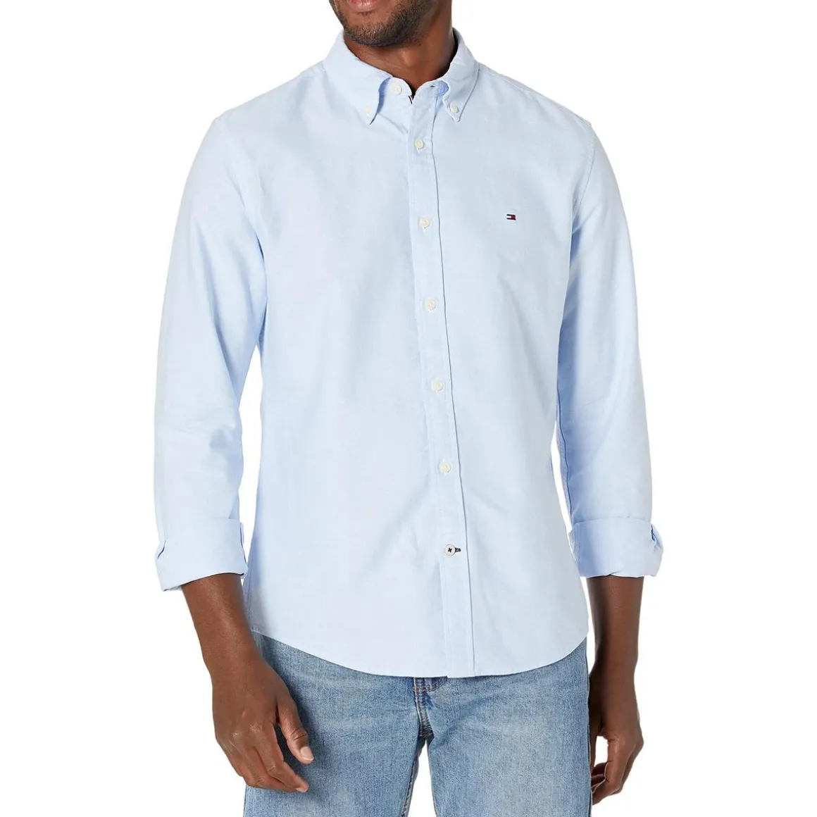 Cotton Custom Fit Button-Down Shirt