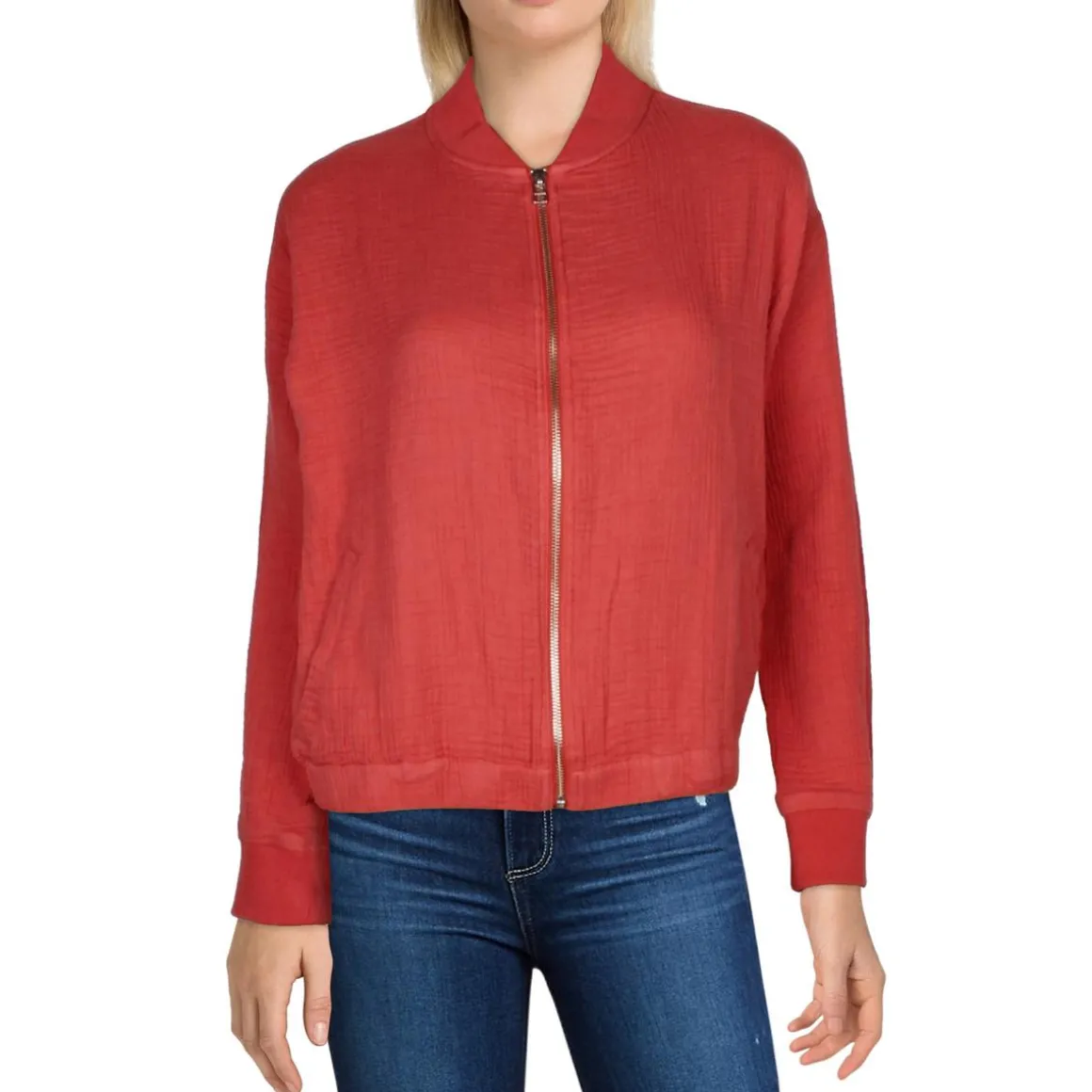 Cotton Lightweight Bomber Jacket