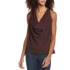 Cowel Neck Sleeveless Pullover Top