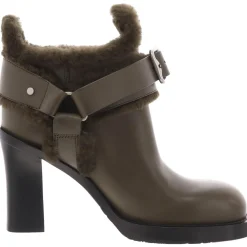 Cozy Mini Stirrup Harness Leather Ankle Boots