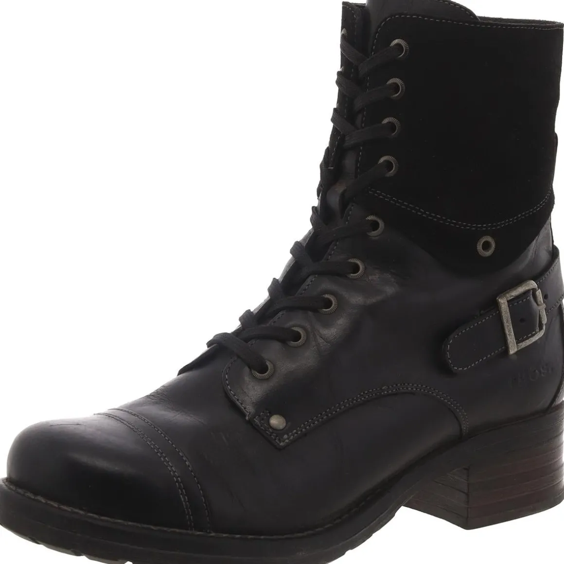 Crave Leather Ankle Combat Boots