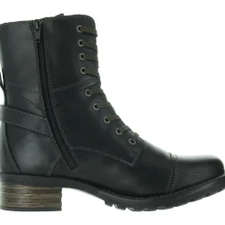 Crave Leather Ankle Combat Boots
