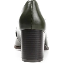 Crawford Square Toe Comfort Loafer Heels