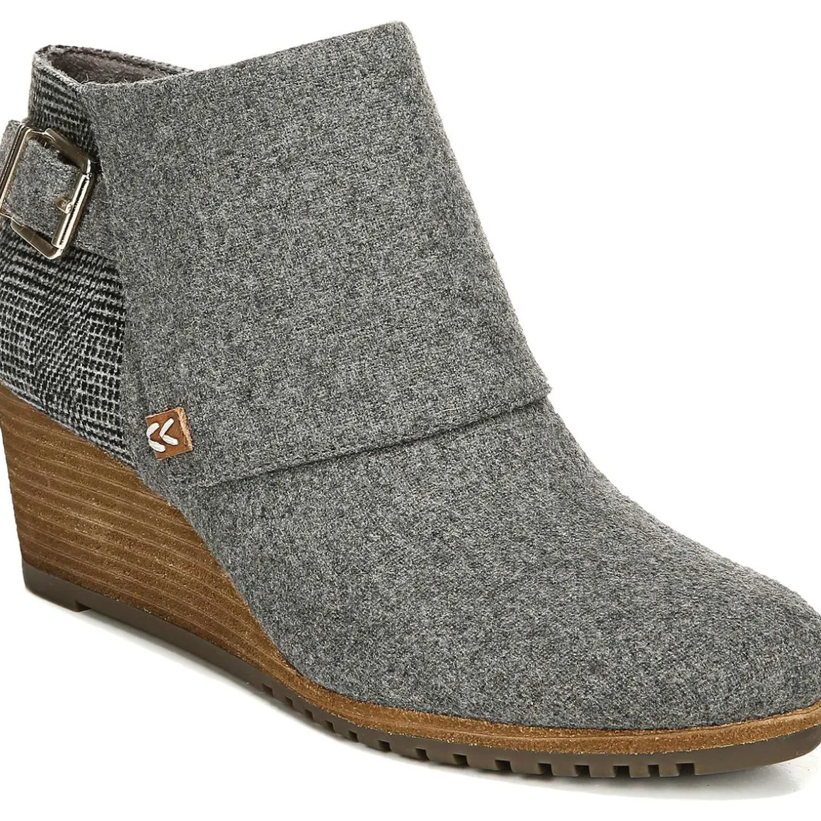 Create Faux Suede Wedges Booties