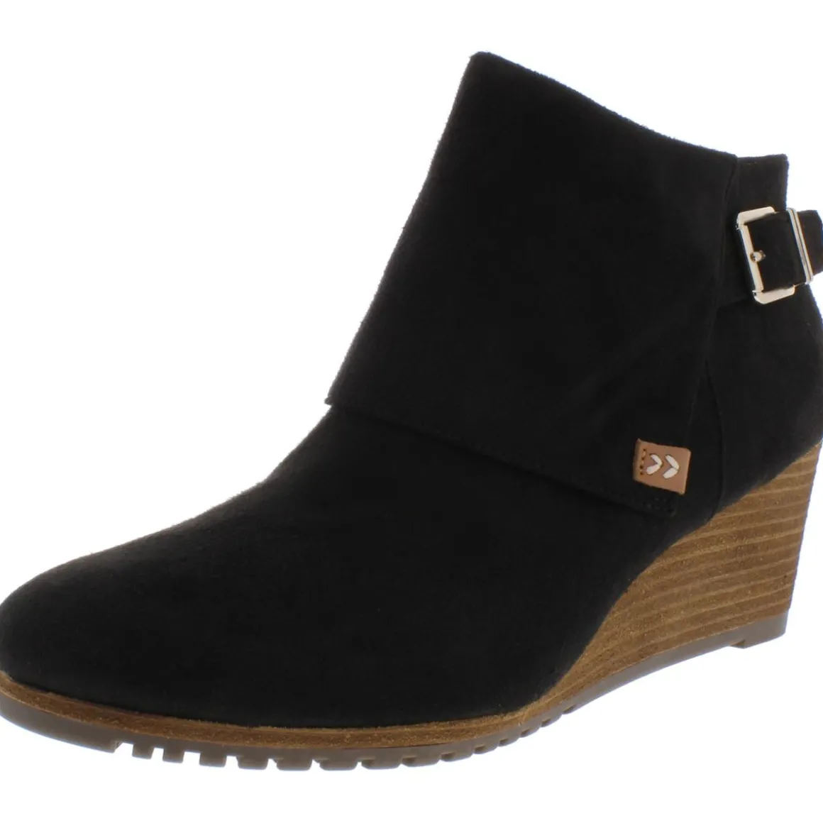 Create Faux Suede Wedges Booties