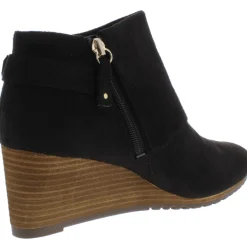 Create Faux Suede Wedges Booties
