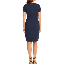 Crepe Cut-Out Cocktail and Party Dress