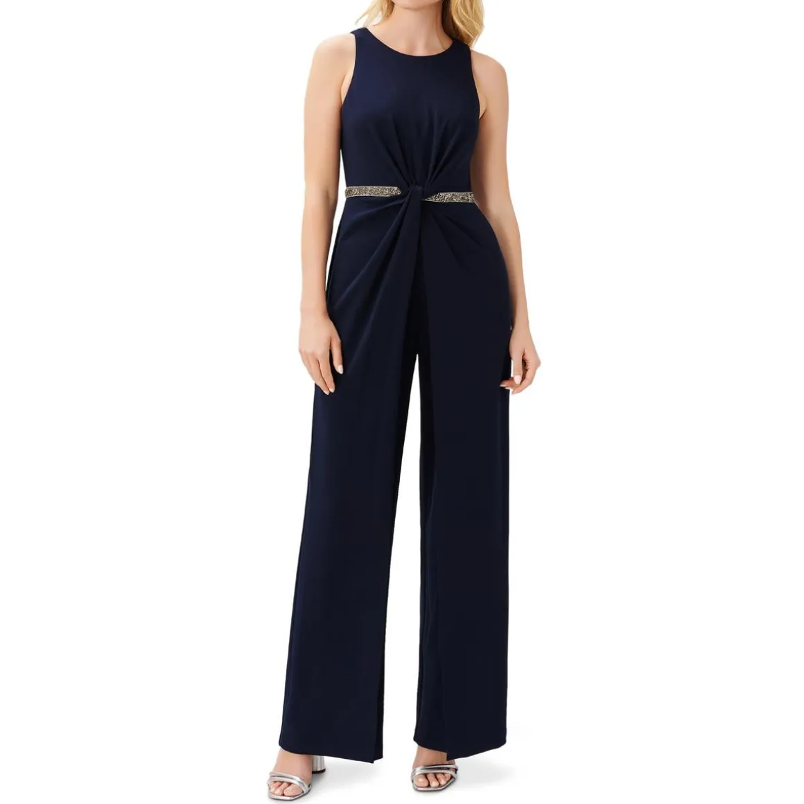 Crepe Embellished Jumpsuit