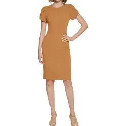 Crepe Sheath Dress