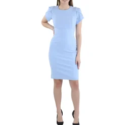 Crepe Sheath Dress