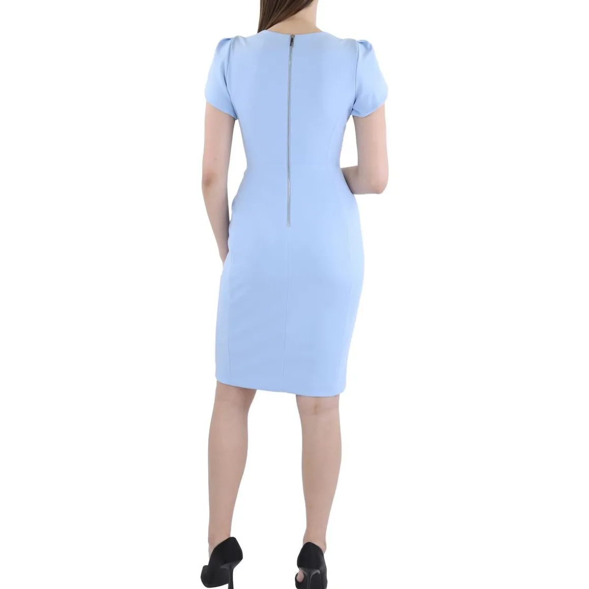 Crepe Sheath Dress