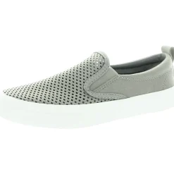 CREST SLIP ON Faux Leather Slip On Flat Shoes