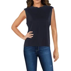 Crewneck Linen Pullover Top