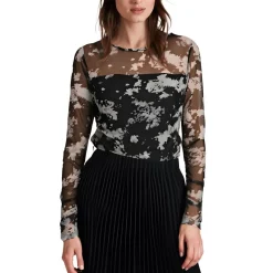 Crewneck Long Sleeve Blouse