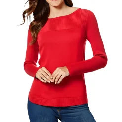 Crewneck Long Sleeve Pullover Sweater