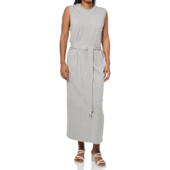 Crewneck Midi Wrap Dress