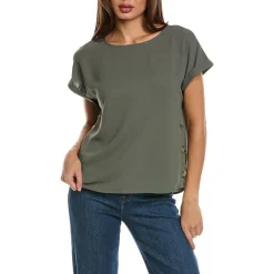 Crewneck Short Sleeve Pullover Top