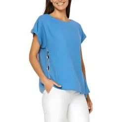 Crewneck Short Sleeve Pullover Top