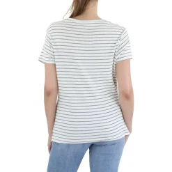 Crewneck Short Sleeves Pullover Top