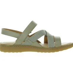 Criss-Cross Leather Flatform Sandals
