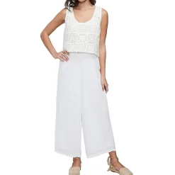 Crochet Sleeveless Jumpsuit