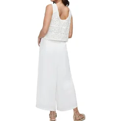 Crochet Sleeveless Jumpsuit