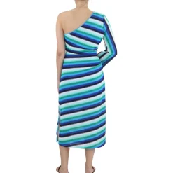 Crochet Striped Maxi Dress