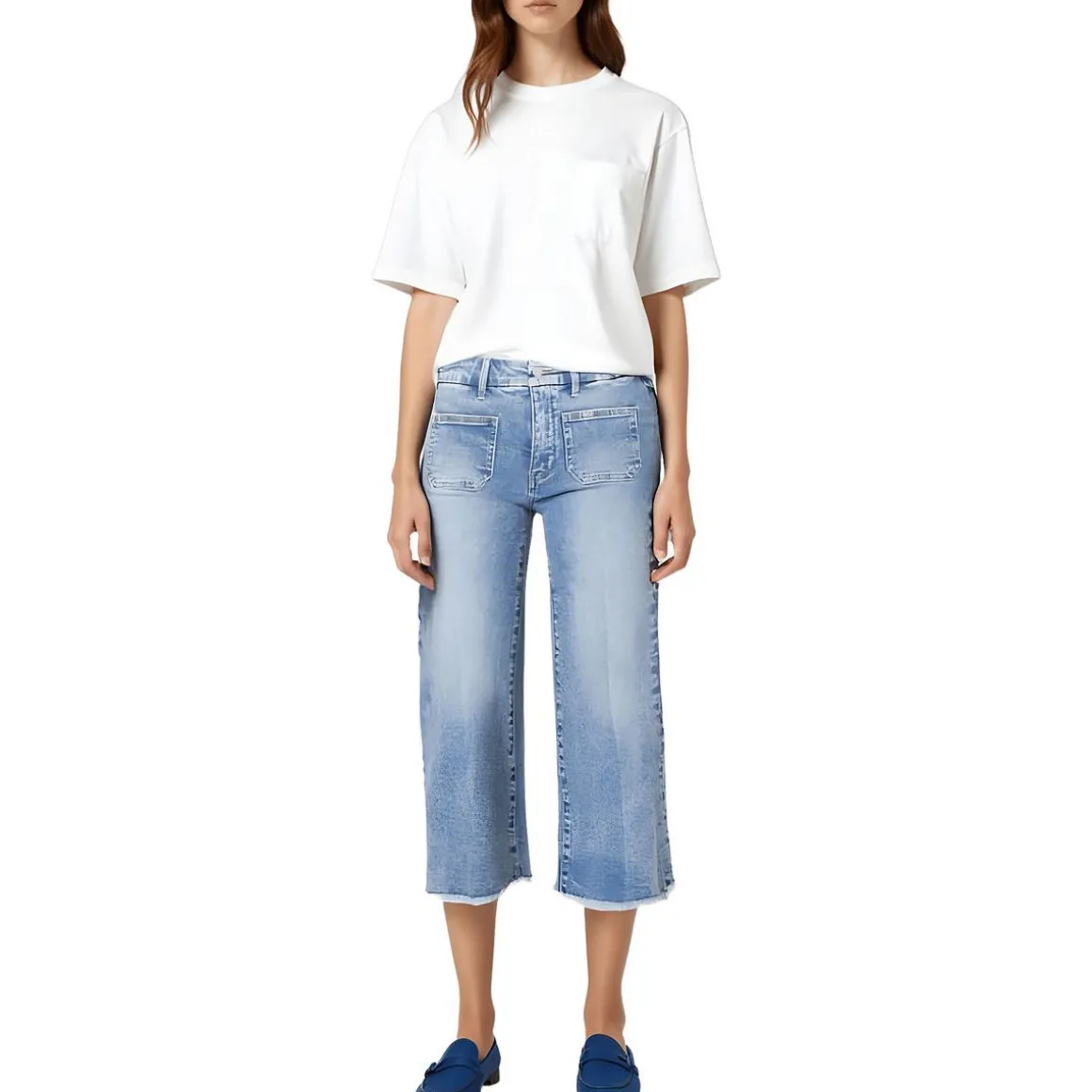 Crop Denim Capri Jeans