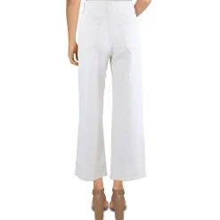 Crop Denim Wide Leg Jeans