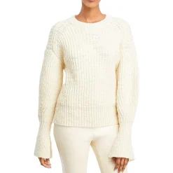 Crop Wool Pullover Sweater