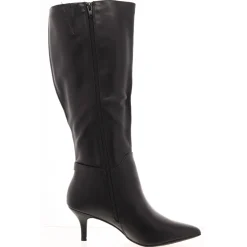 Crueella Slip On Pointed Toe Knee-High Boots
