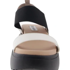 Cruise Stretch Faux Leather Platform Sandals