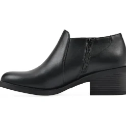 Cuisine Zipper Leather Shooties