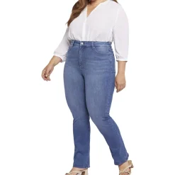Curve Shaper Marilyn Tummy Slimming Denim Straight Leg Jeans