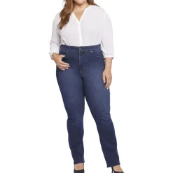 Curve Shaper Marilyn Tummy Slimming Denim Straight Leg Jeans