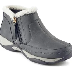 Cushioned Footbed Faux Leather Winter & Snow Boots