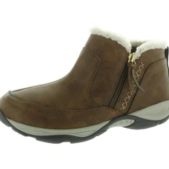 Cushioned Footbed Faux Leather Winter & Snow Boots