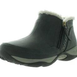 Cushioned Footbed Faux Leather Winter & Snow Boots