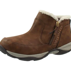 Cushioned Footbed Faux Leather Winter & Snow Boots