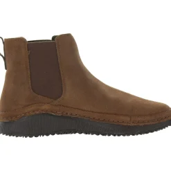 Cushioned Footbed Leather Ankle Boots